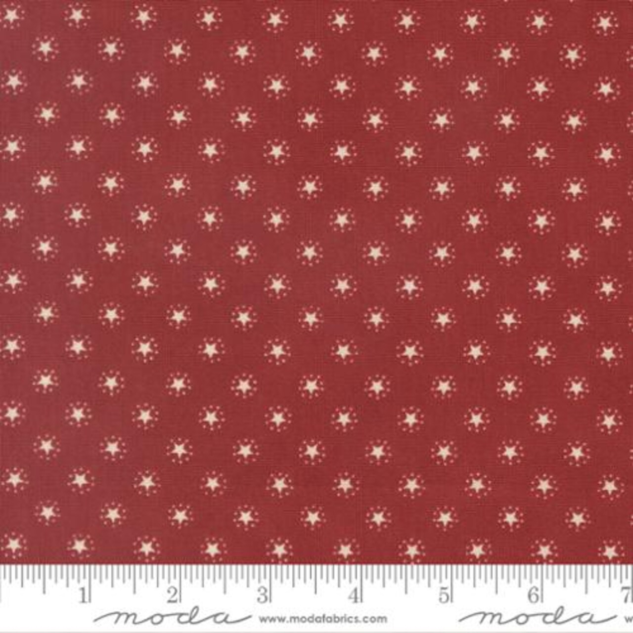 Fabric Moda Brave Crimson Starbright America 250 Years by the Quarter Yard 56182-22